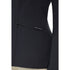 Black jacket with a visible brand logo on a white background